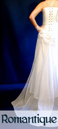 Robe de mariée romantique avec traine